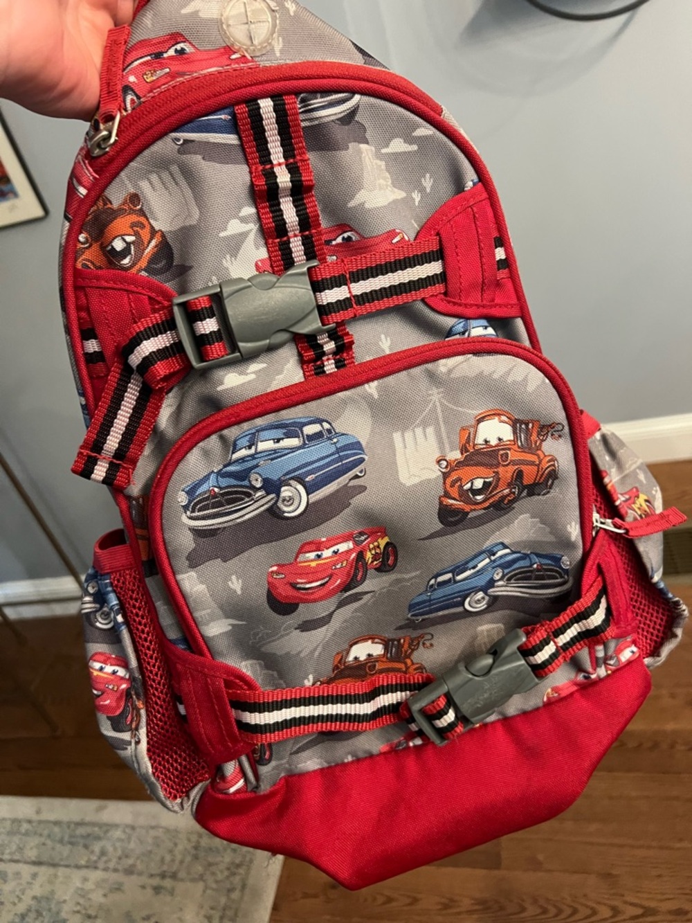 Kids Red Cars Print Backpack - Disney Cars from Pottery Barn Kids
